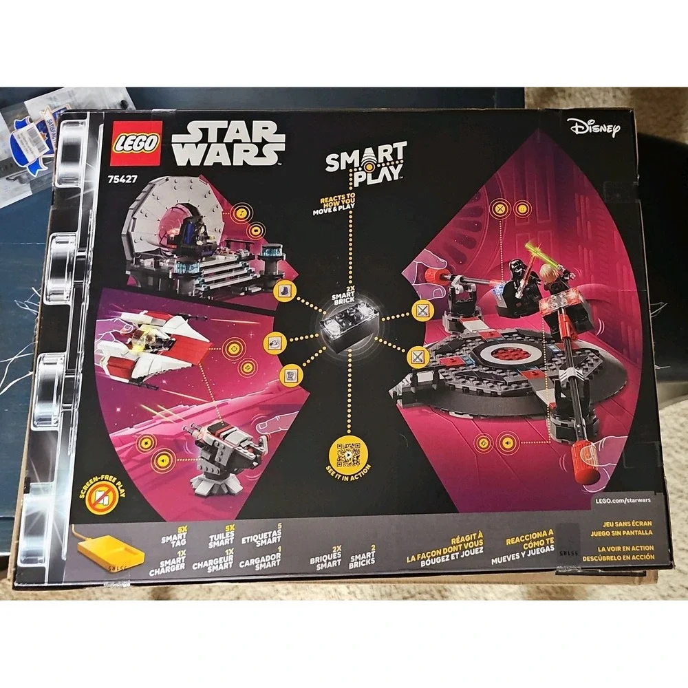LEGO Star Wars Smart Play Throne Room Duel & A-Wing 75427 New